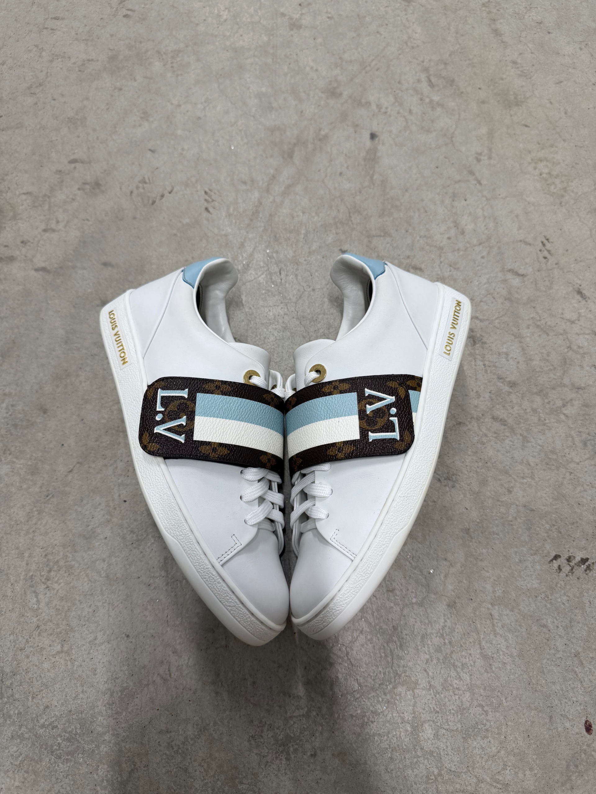 LOUIS VUITTON FRONTROW SNEAKERS White Brown