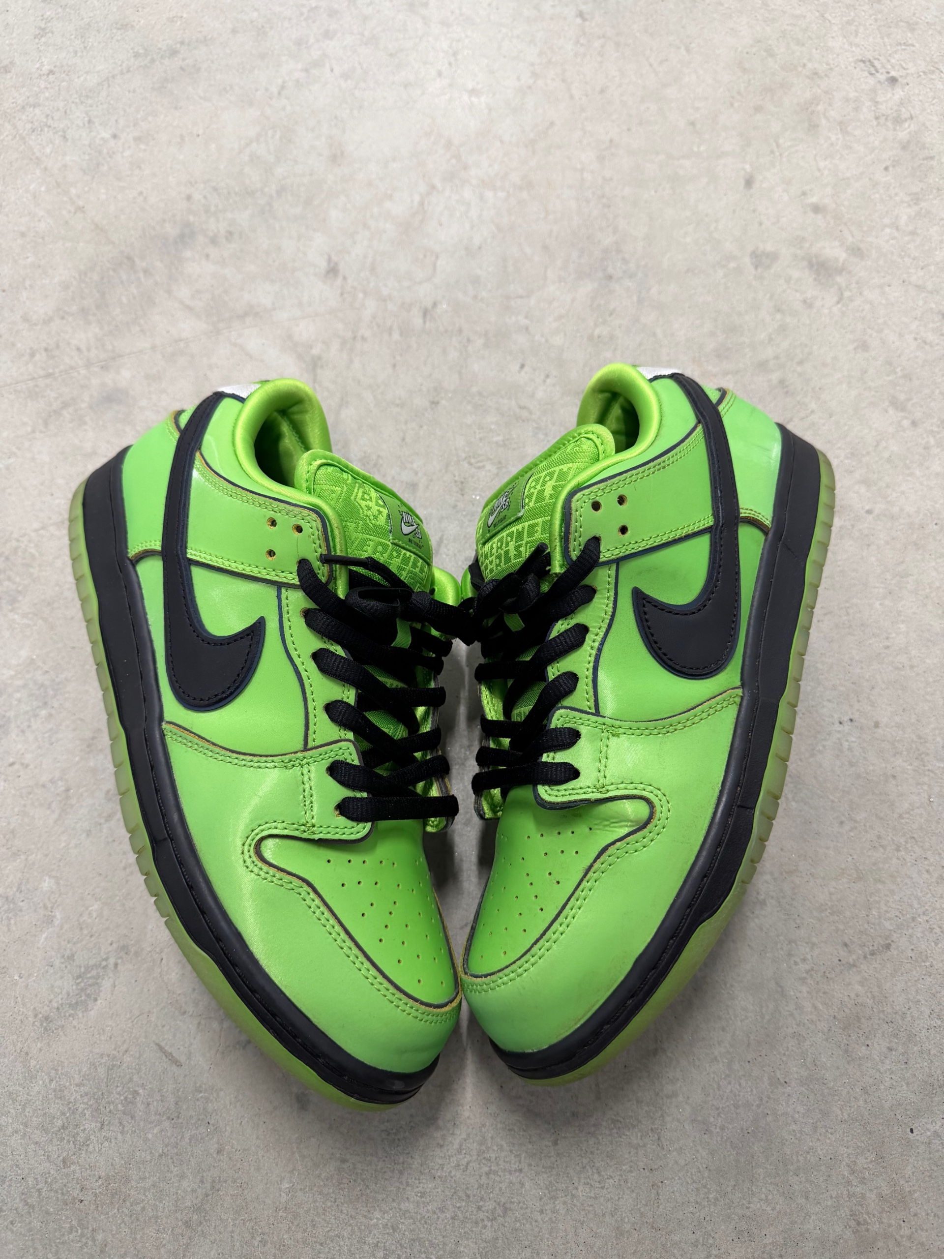 THE POWERPUFF GIRLS NIKE DUNK LOW Buttercup