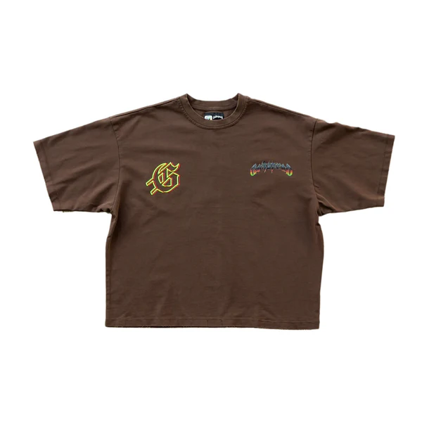 Godspeed Brown "Biker Nation" Tee