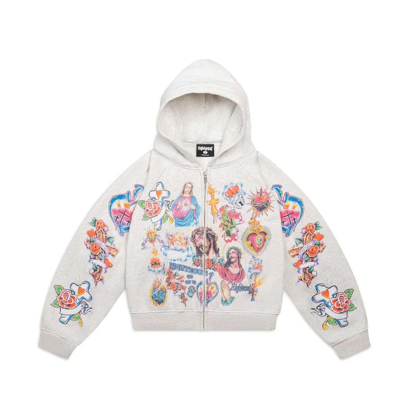 Righteous Grey "Risen King" Zipup